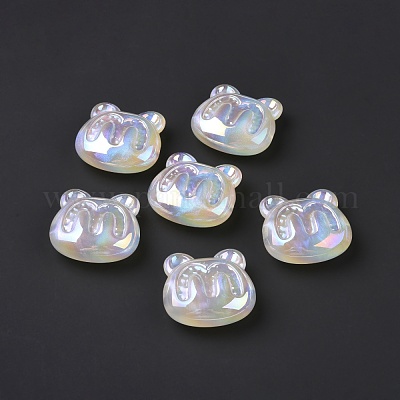 Непрозрачные акриловые бусины OACR-A010-07D-1