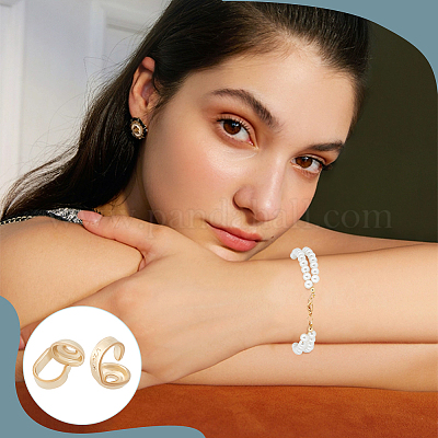 12 шт. латунные наконечники для бусин KK-BC0013-41-1