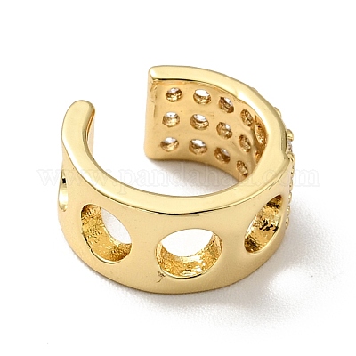 Массивные серьги-каффы в форме буквы 