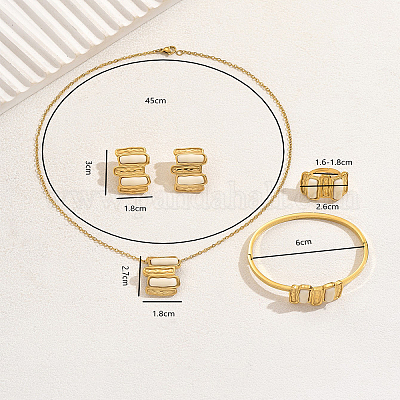 Прямоугольные браслеты из нержавеющей стали и пластика GF9745-2-1