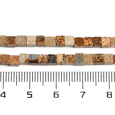 Естественного изображения яшмы бисер нитей G-B129-A06-01-1