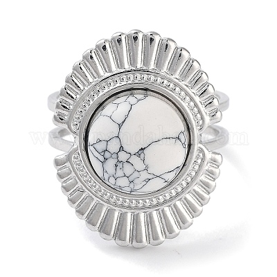 Ионное покрытие (IP) кольцо из нержавеющей стали 304 RJEW-B059-07P-02-1