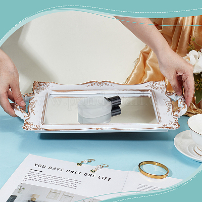 Стеклянные зеркальные ювелирные пластины AJEW-WH0695-058A-1