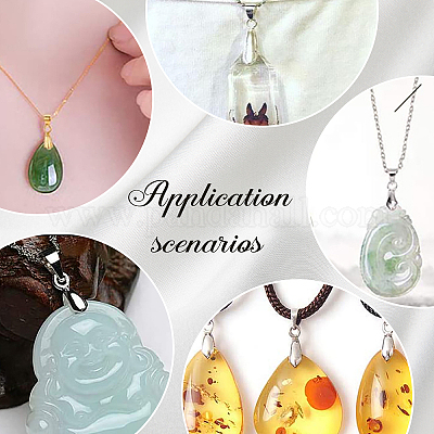 20 шт. 2-х цветные скобы из нержавеющей стали 304 STAS-DC0002-03-1