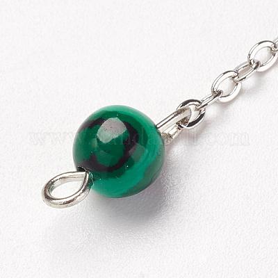 Маятники для биолокации чакр из натуральных и синтетических смешанных камней G-F516-01-1