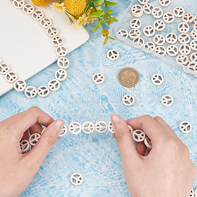 5 нити синтетических бирюзовых бусин нити TURQ-SC0001-15B-1