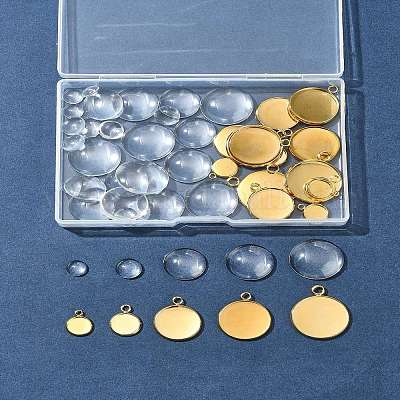 Наборы для изготовления подвески из нержавеющей стали 304 своими руками DIY-FS0008-36-1