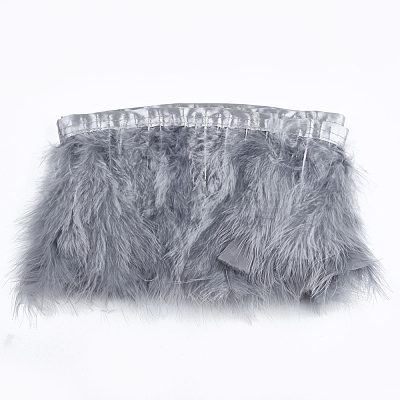 Обрезка бахромы из индюшатых перьев FIND-T037-03B-1