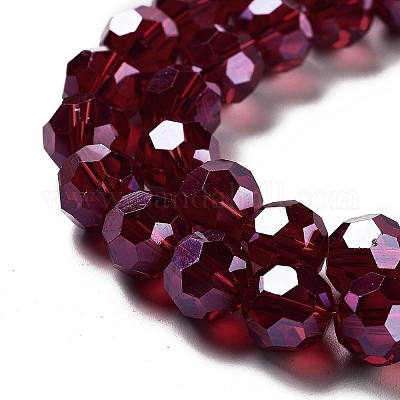 Гальванизируйте прозрачное стекло бисер нитей EGLA-A035-T10mm-A02-1