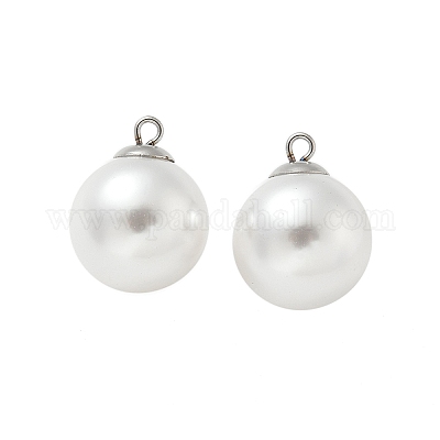 Пластиковые подвески из искусственного жемчуга STAS-Z009-02F-P-1