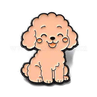 Эмалевые булавки в виде пуделя JEWB-I055-04EB-05-1