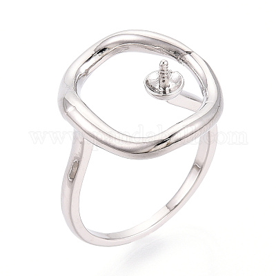 Овальные латунные колышки для колец KK-N274-38P-1