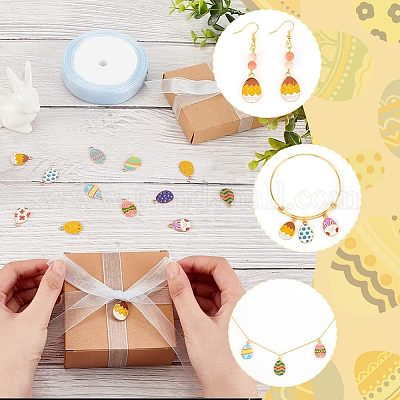 Подвески из сплава эмали 48шт 12 стиля ENAM-OC0001-08-1