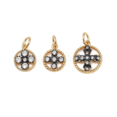 Латунь подвески циркония кубической KK-L251-46GB-A-1