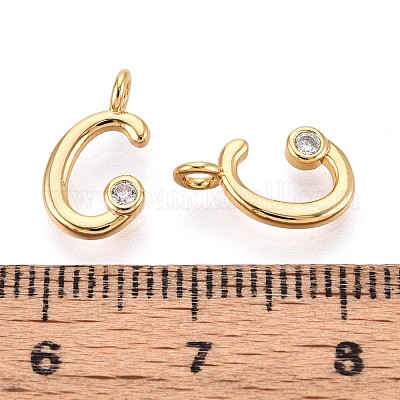 Латунные микро проложить кубического циркония подвески KK-N263-97G-C-1