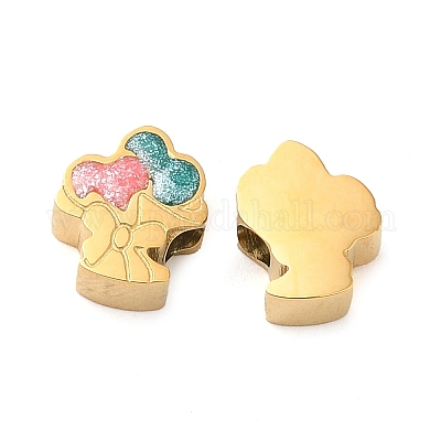 Бусины из нержавеющей стали 304 STAS-E040-05G-1