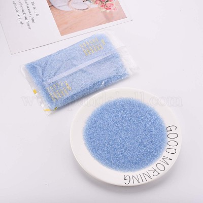 Прозрачные стеклянные цилиндрические бусины SEED-S047-I-004-1