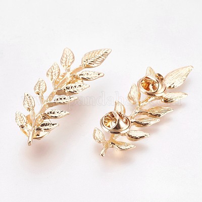 Сплавочные брошки JEWB-WH0004-02G-1