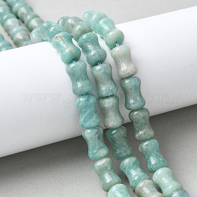 Нити натуральных амазонитовых бусин G-M445-B01-01-1
