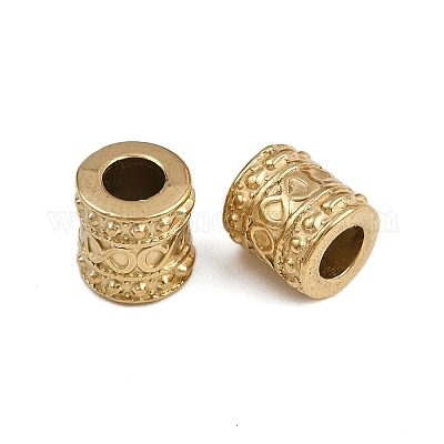 Европейские бусины из нержавеющей стали 304 STAS-K295-46G-1