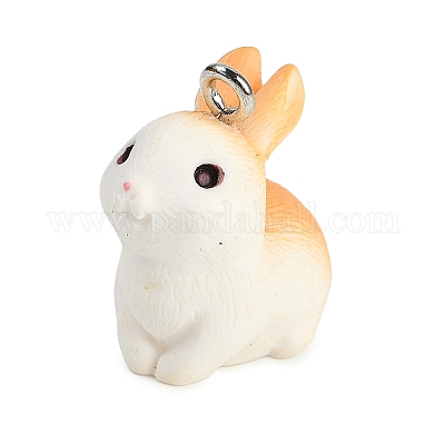 Милые подвески из непрозрачной смолы RESI-R458-05F-1