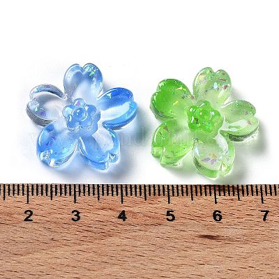 Кабошоны сакуры из прозрачной смолы CRES-P029-A-1