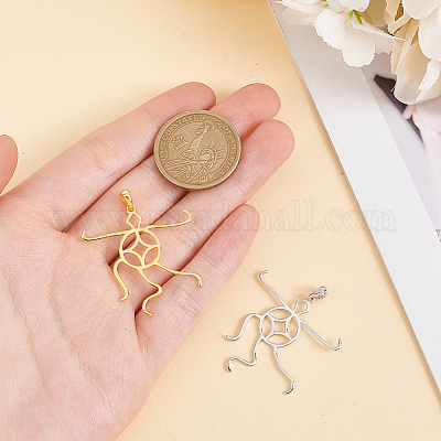 2 цвет 925 подвески из стерлингового серебра нерегулярные оправы кабошонов STER-PH0002-02A-1