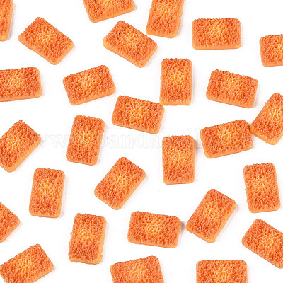 Кабошоны из светящейся смолы печенья CRES-T026-02E-1