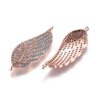 Соединители из латуни с микрочастицами и кубическим цирконием ZIRC-K081-57RG-1