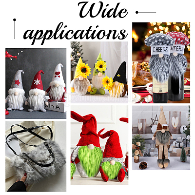 Ткань из искусственной шерсти на Рождество BJEW-WH0514-13B-1