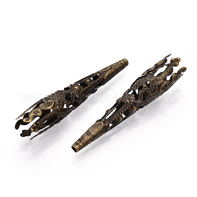 Железные филигранные крышки шарика IFIN-TAC0002-13AB-1