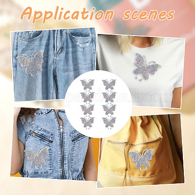 8 шт. термоклей для страз на заднюю аппликацию DIY-GO0001-87-1