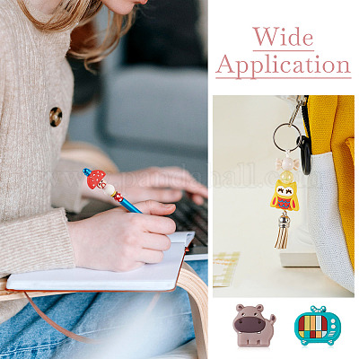 14шт 14 стиля пищевых экологически чистых силиконовых бусин SIL-TA0001-58-1