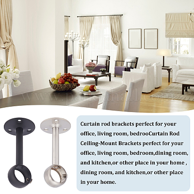 Ahademaker 4 комплект 2 цвета 201 нержавеющая сталь карнизы потолочные кронштейны FIND-GA0005-68-1