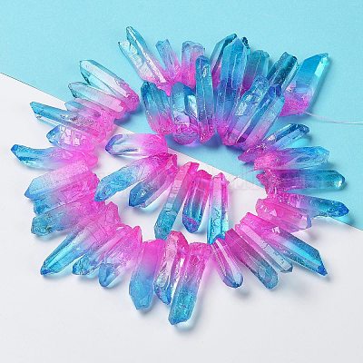 Природных кристаллов кварца бисер нитей G-K191-01D-1