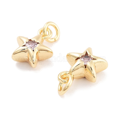 Латунь с подвесками из фианита KK-P271-38A-02G-1