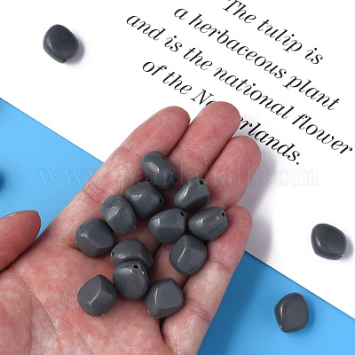 Непрозрачные акриловые бусины&nbsp;MACR-S373-137-A03-1