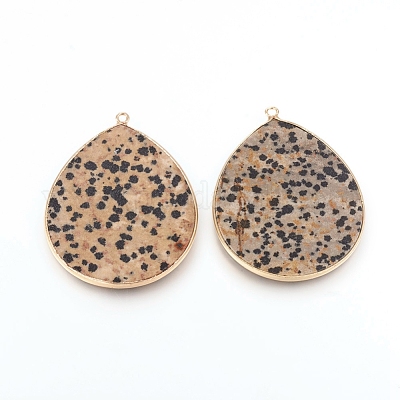 Природные яшмы далматин подвески G-E526-01J-1