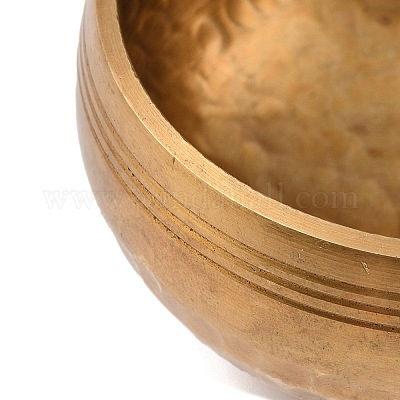 Тибетская латунная поющая чаша RELI-PW0004-01D-1