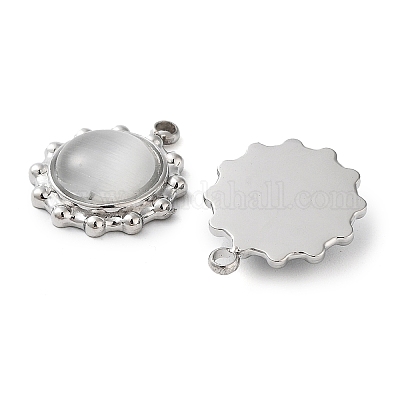 Нержавеющая сталь 304 с подвесками в виде кошачьего глаза STAS-L022-362P-02-1