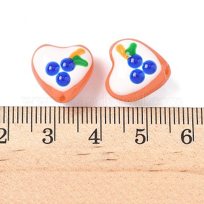 Бусины из стеклянной эмали LAMP-D303-02L-1