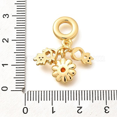 Латунные кубические цирконии мальчик KK-U048-22G-1