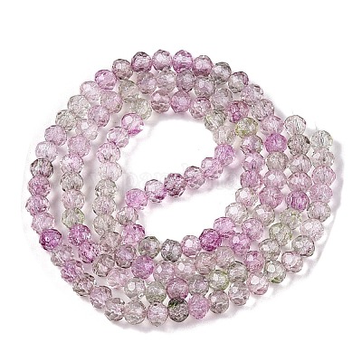 Прозрачные стеклянные бусины GLAA-T023-4mm-A16-1