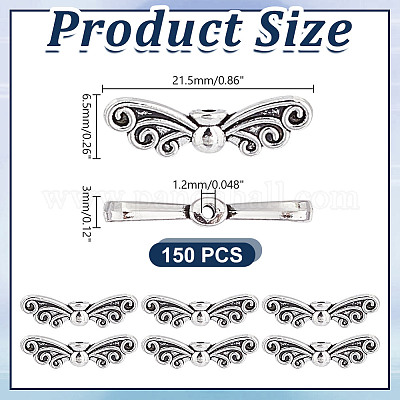 150 шт. бусины из сплава в тибетском стиле TIBEB-HY0001-13-1