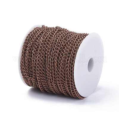 Железные витые цепочки обуздать цепи CHS007Y-R-1