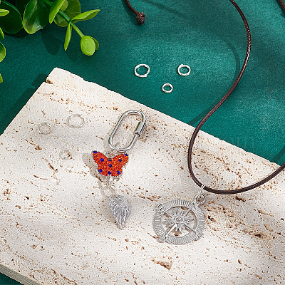 18 шт. 3 стиля 925 разъемных соединительных кольца из стерлингового серебра STER-UN0001-20-1