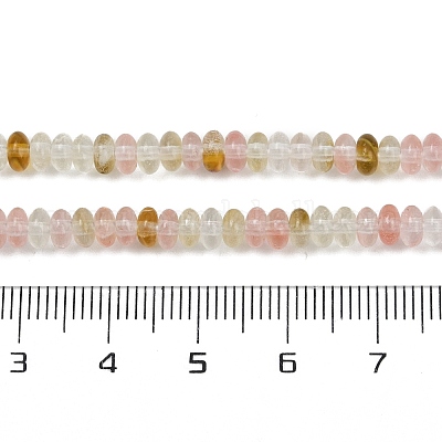 Арбуз камень стеклянные бусы пряди G-U026-B02-4mm-1