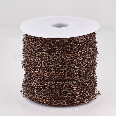 Паяные латунные сердечные железные цепи CH-S125-04A-R-1