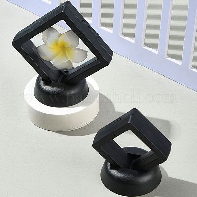 4шт 2 стиля пластиковый 3D плавающий держатель рамки дисплея&nbsp;ODIS-FS0001-02B-1