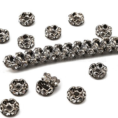 Латунные бусины разделители для поставки стразов RB-A014-L8mm-01B-1